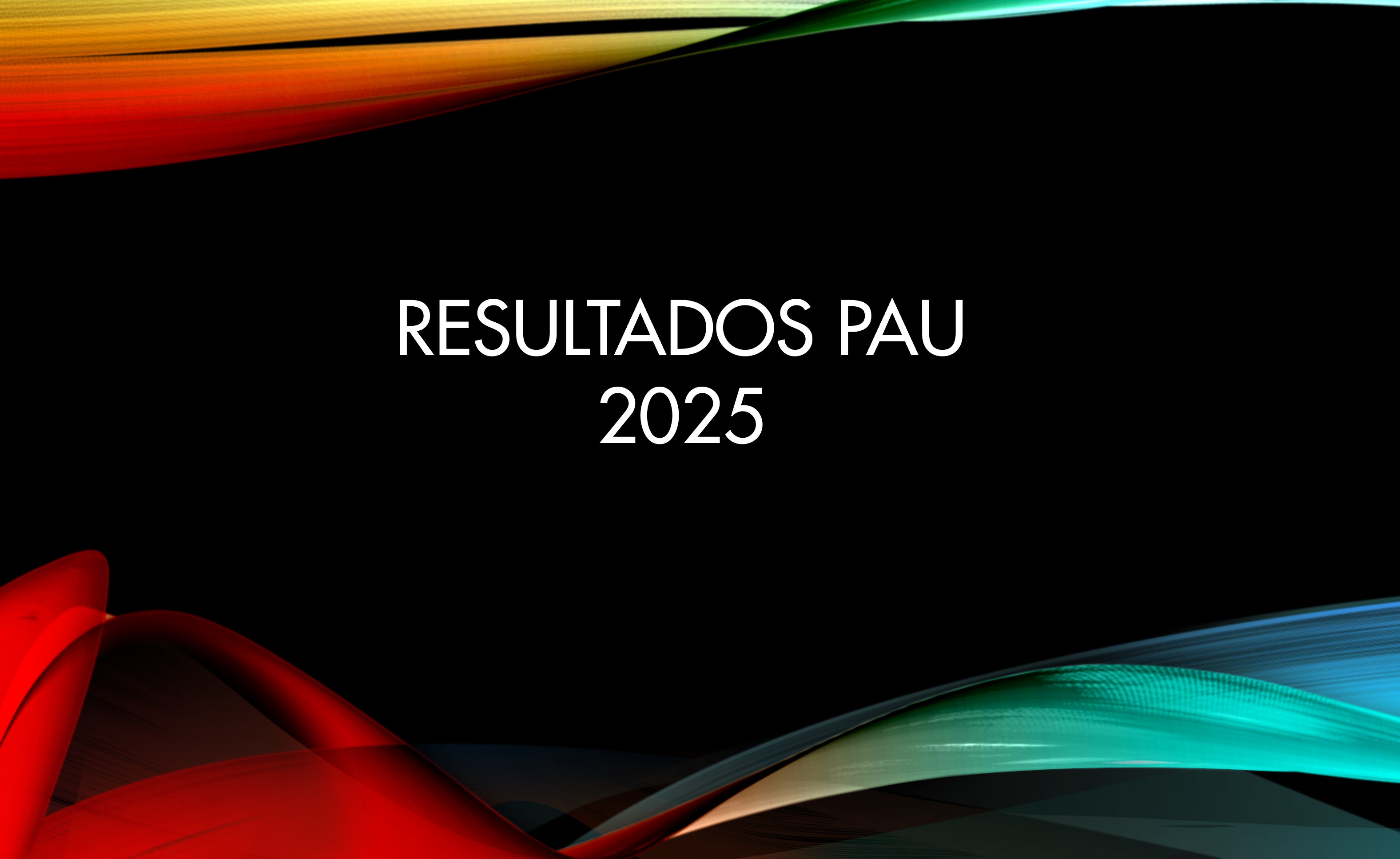 Resultados PAU
